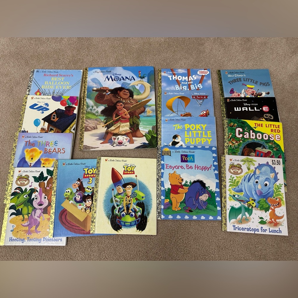 Lot of 15 Golden Books